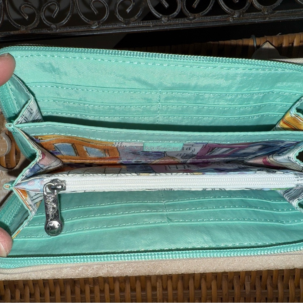 Kipling Mint/Seafoam Green Wallet - Picture 3 of 8